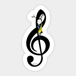 Saxo life Sticker